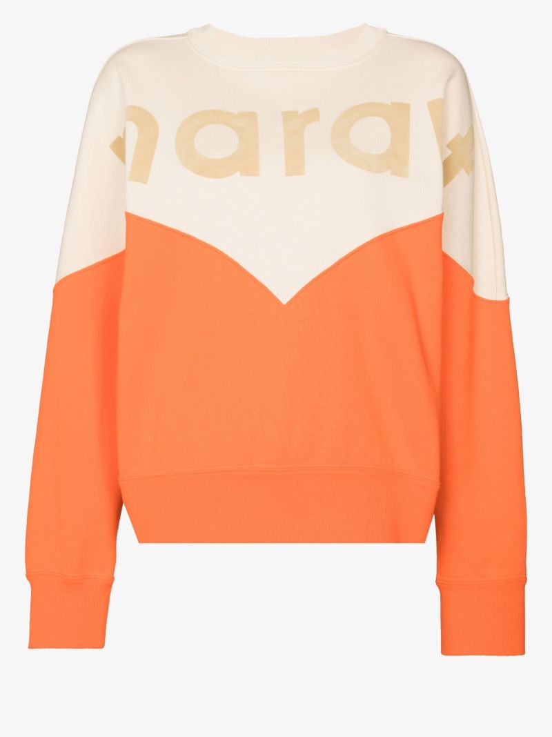 Orange Houston Logo Sweatshirt