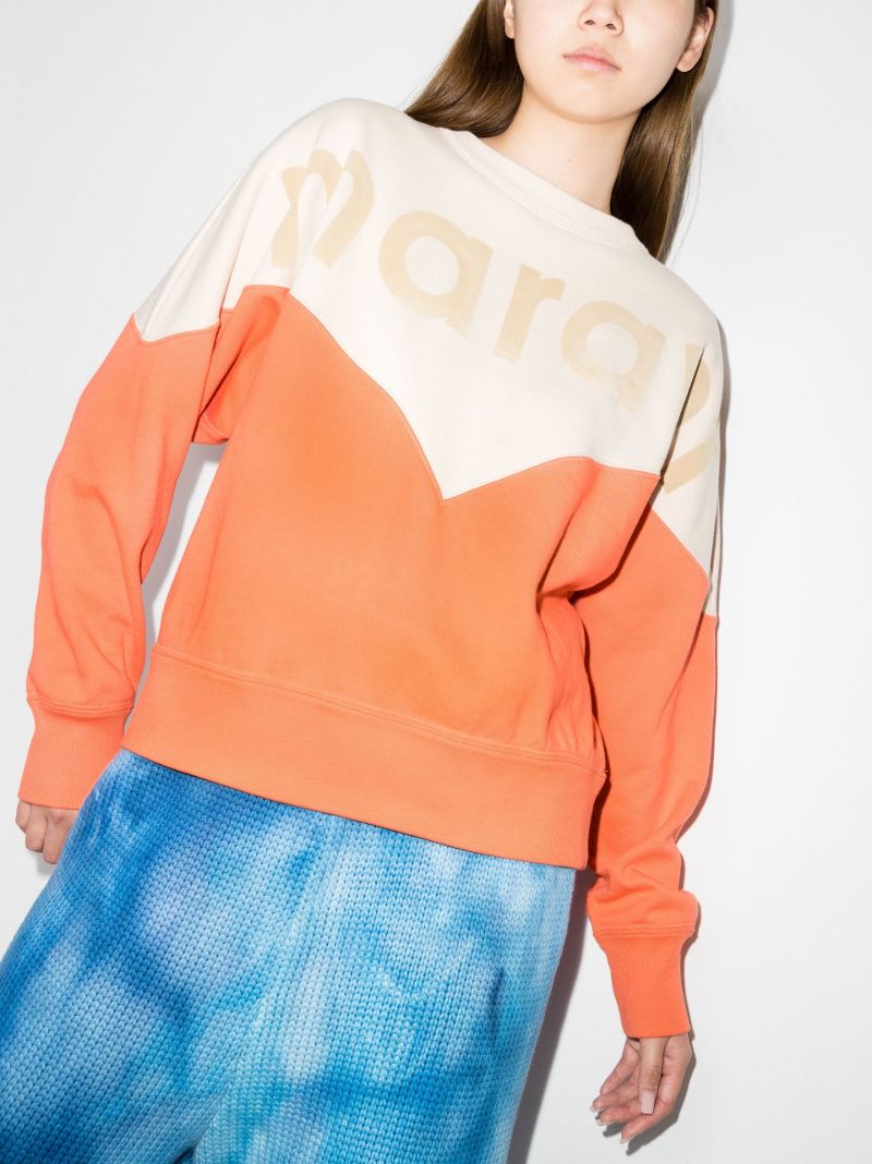 Orange Houston Logo Sweatshirt