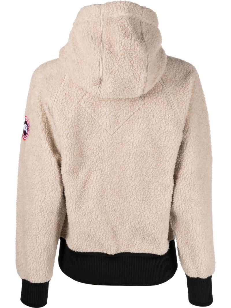 Neutral Simcoe Zip-up Fleece Hoodie