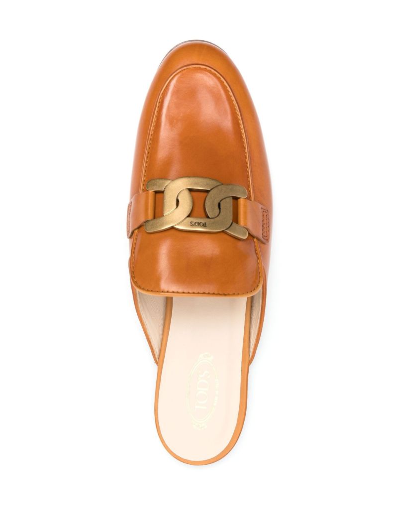 Brown Kate Leather Mules