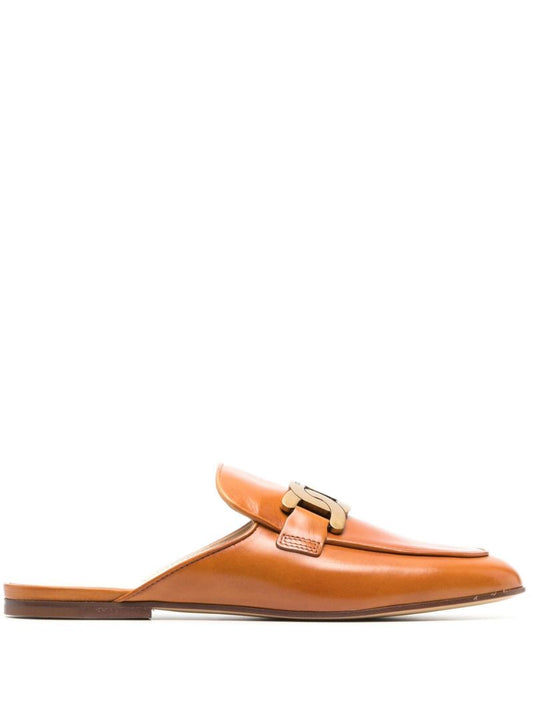 Brown Kate Leather Mules