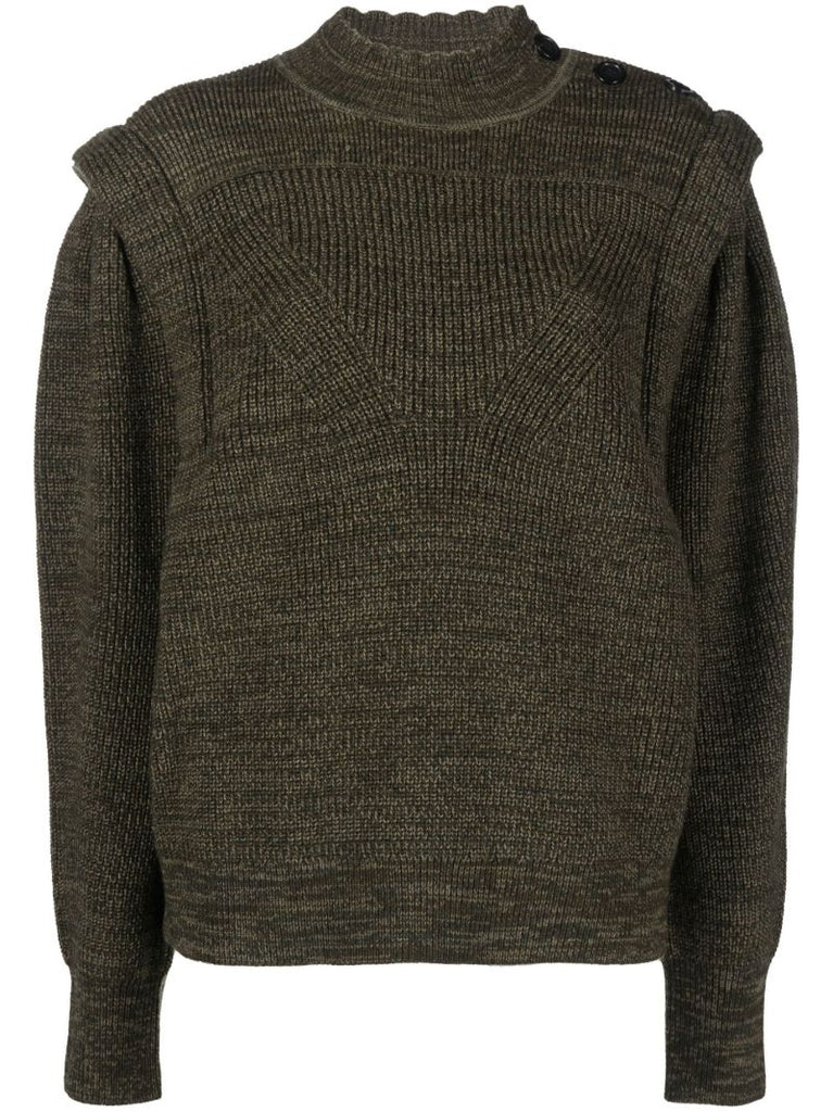 Green Meery Wool Sweater
