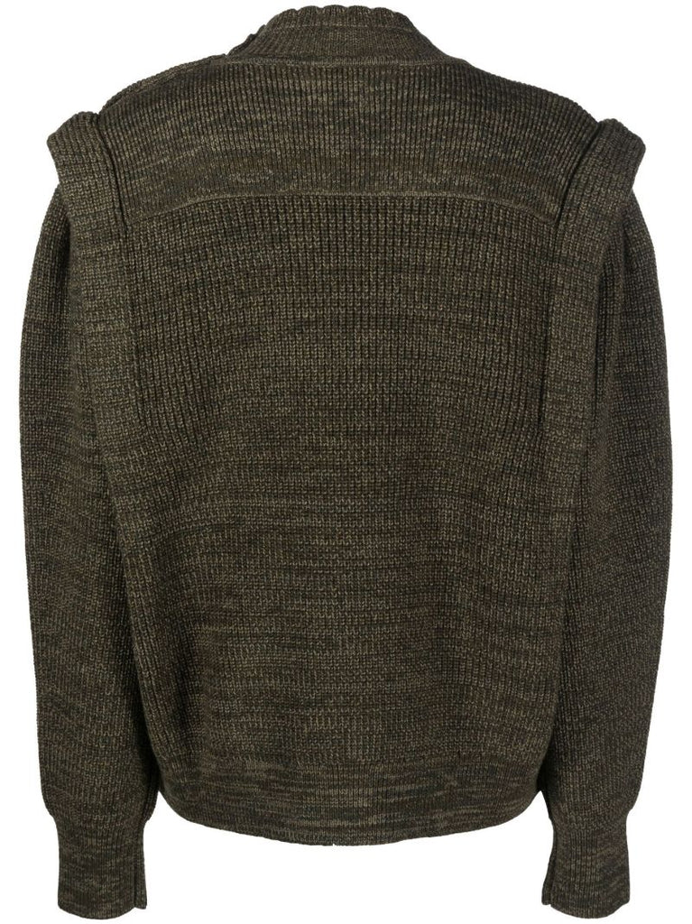 Green Meery Wool Sweater
