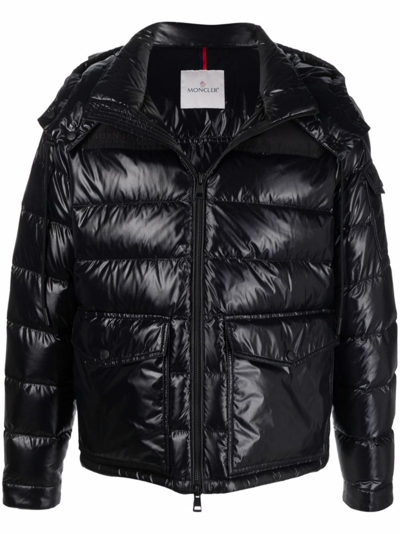Black Born to Protect Gombei Short Padded Jacket