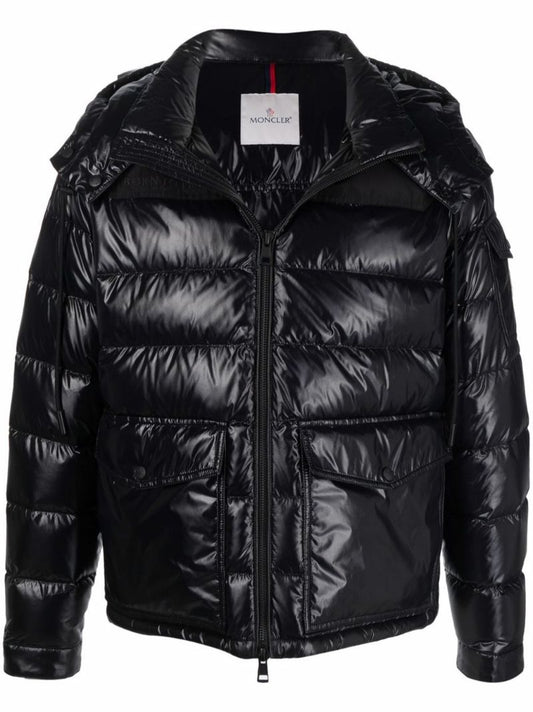 Black Born to Protect Gombei Short Padded Jacket
