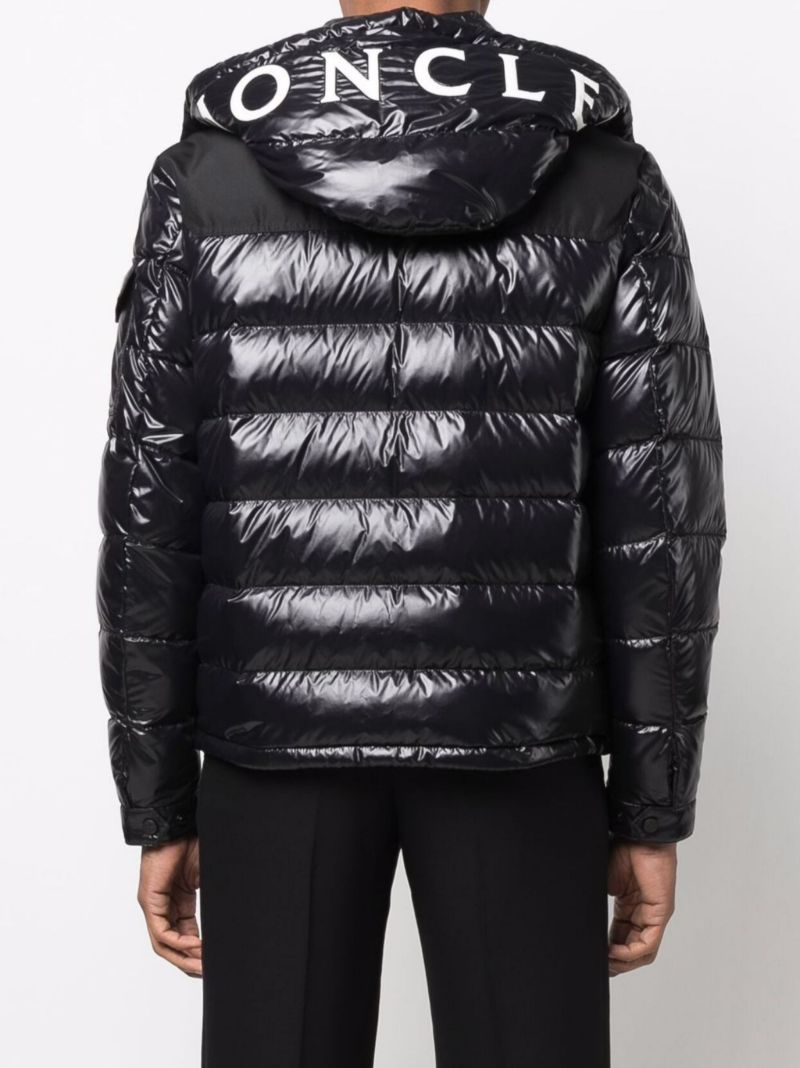 Black Born to Protect Gombei Short Padded Jacket