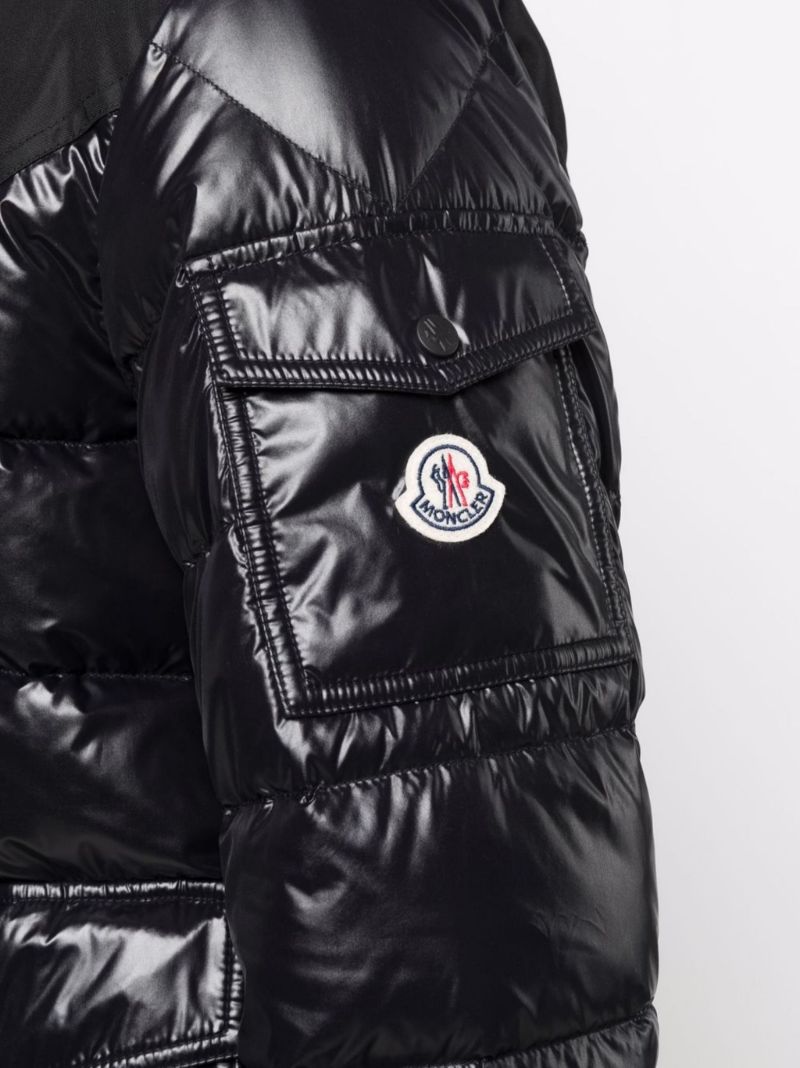 Black Born to Protect Gombei Short Padded Jacket