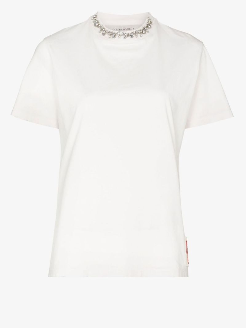 Embellished Cotton T-shirt