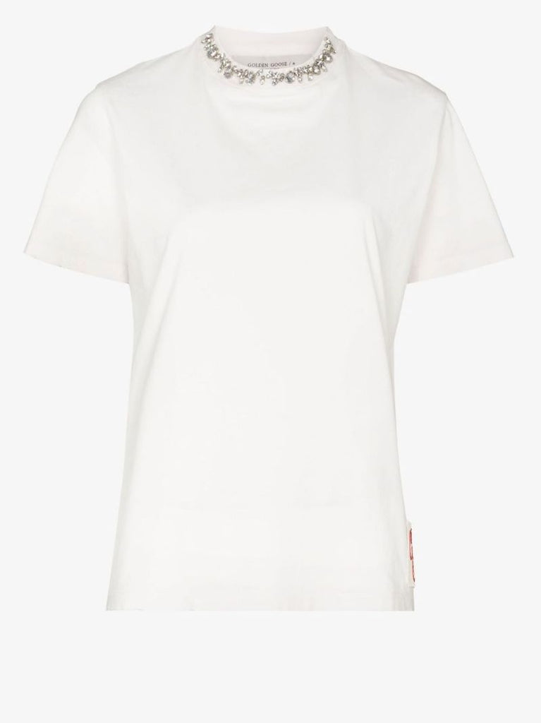 Embellished Cotton T-shirt