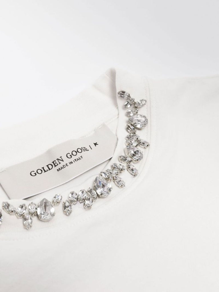 Embellished Cotton T-shirt