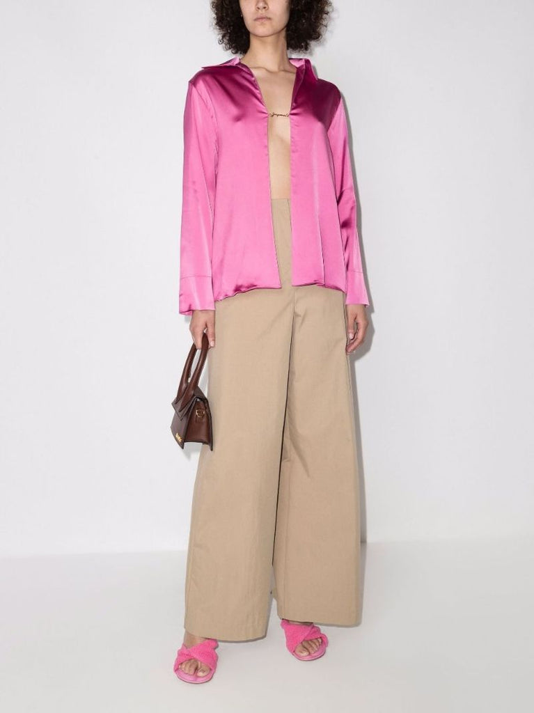 La Chemise Notte Open Front Blouse