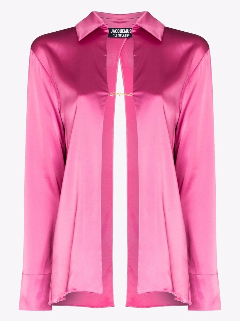 La Chemise Notte Open Front Blouse