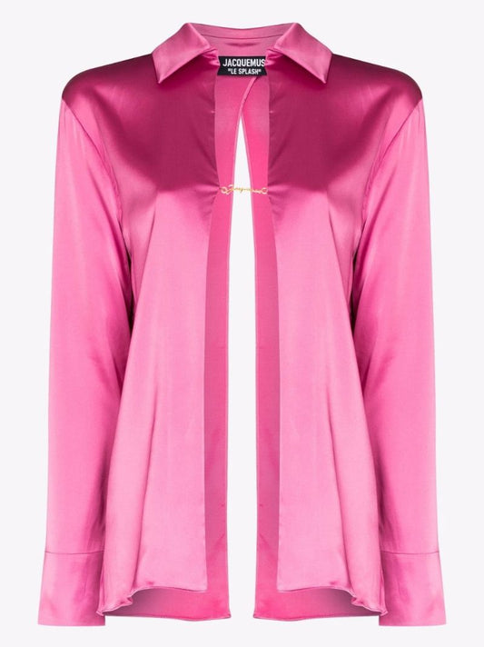La Chemise Notte Open Front Blouse