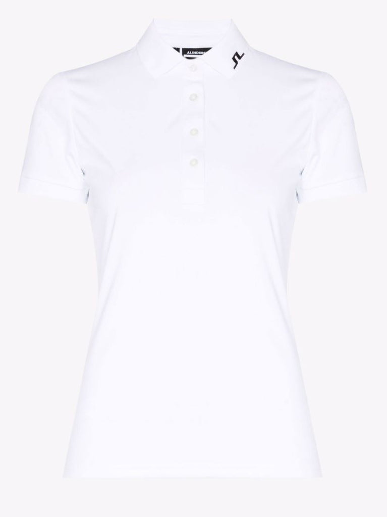 White Tour Logo PiquÃ_x0083_Â© Golf Polo Shirt