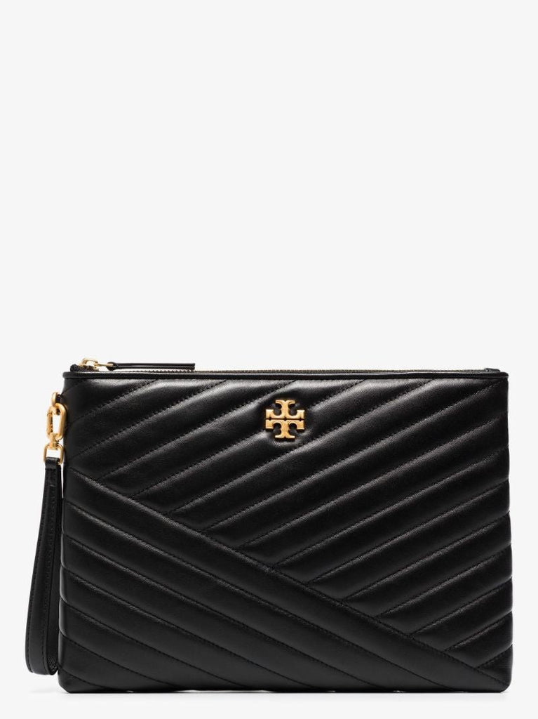 Kira Chevron-quilted Clutch