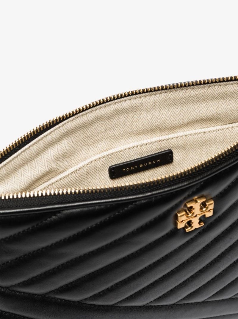 Kira Chevron-quilted Clutch