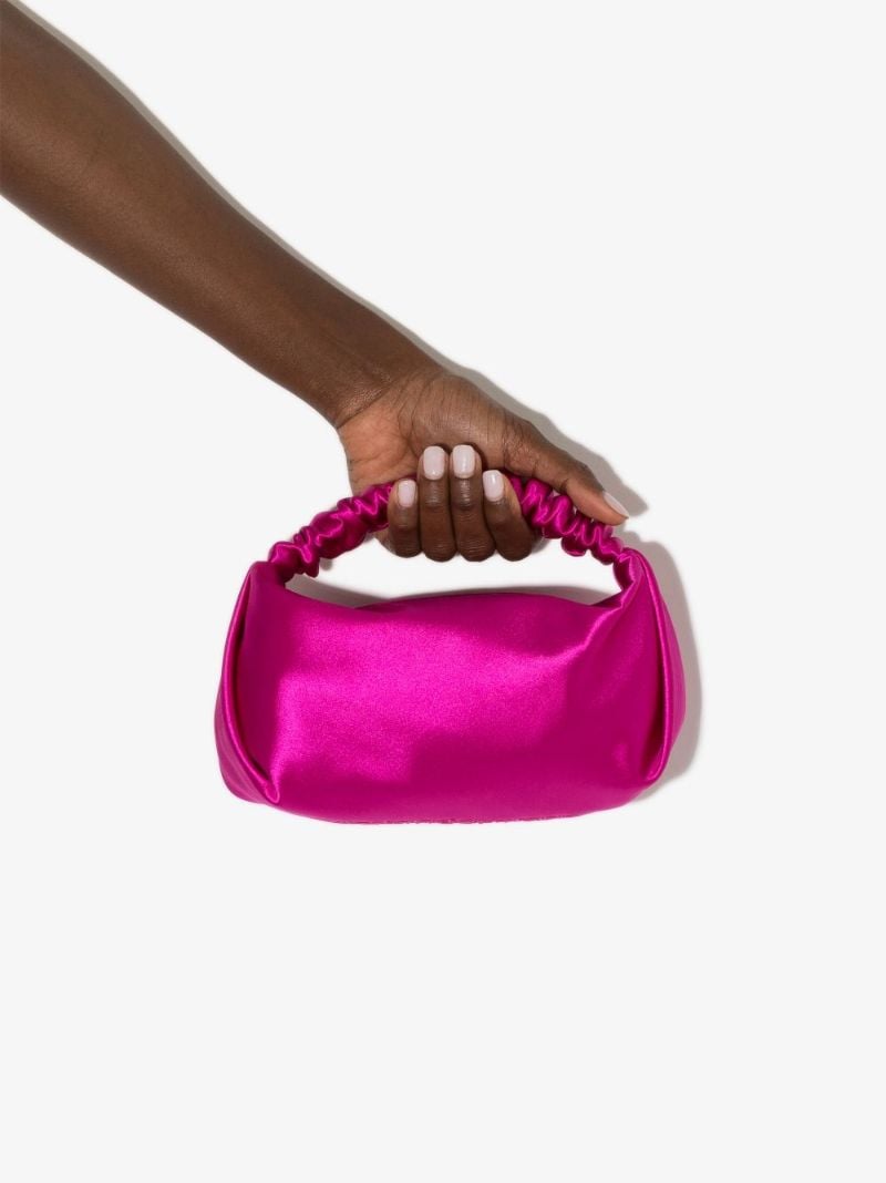 Pink Scrunchie Satin Mini Bag