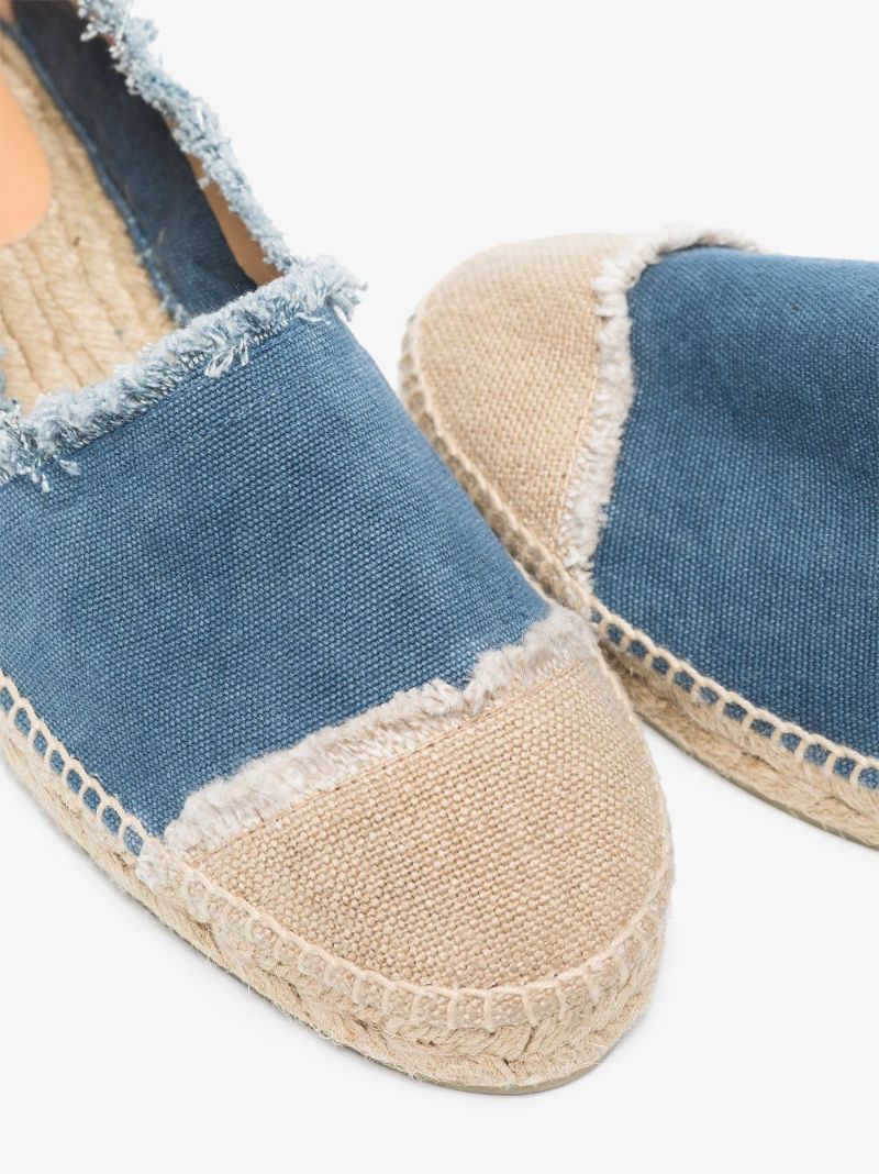 Blue Kampala Canvas Espadrilles