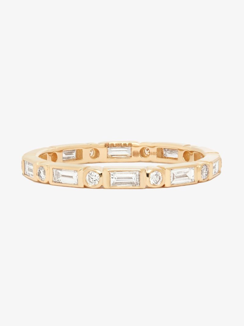14k Yellow Gold Diamond Eternity Ring