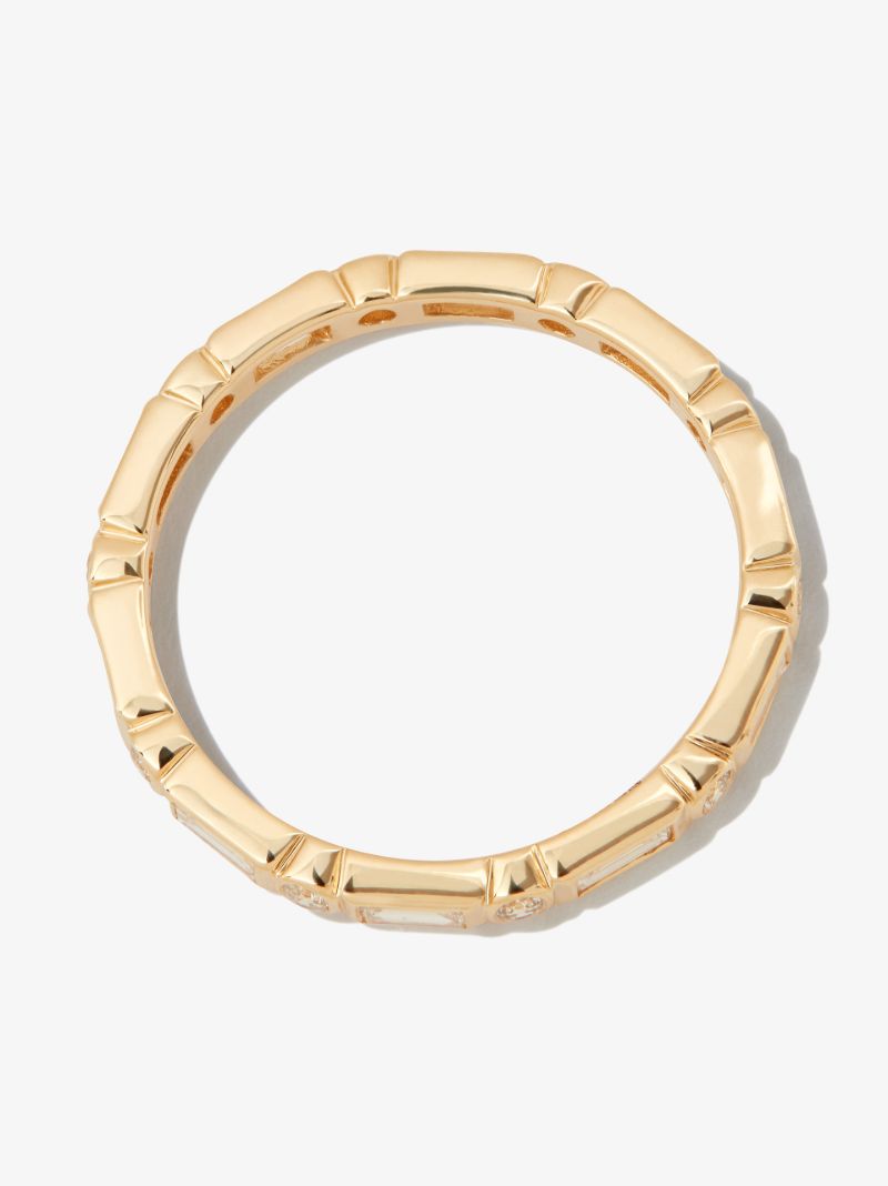 14k Yellow Gold Diamond Eternity Ring