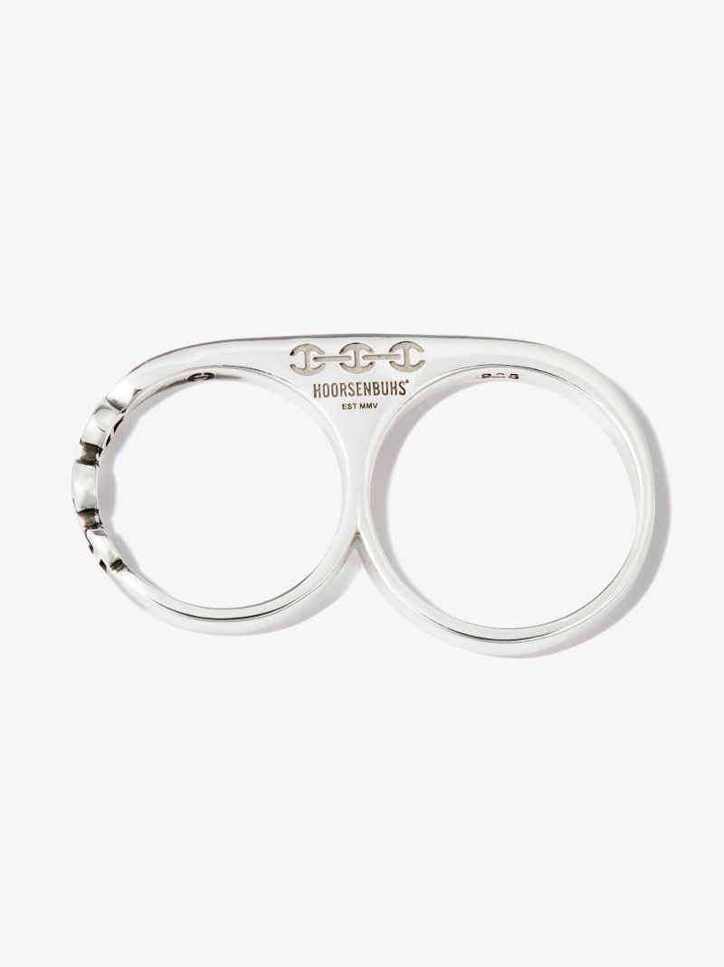 Sterling Silver Double Knuckle Ring