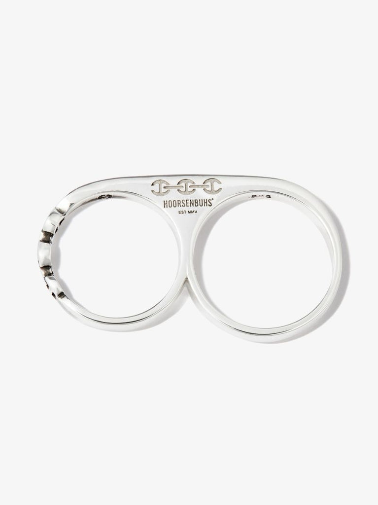 Sterling Silver Double Knuckle Ring