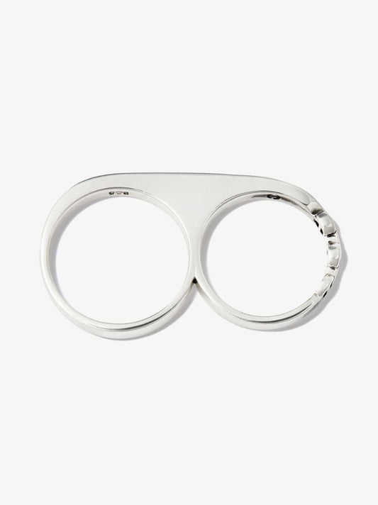 Sterling Silver Double Knuckle Ring