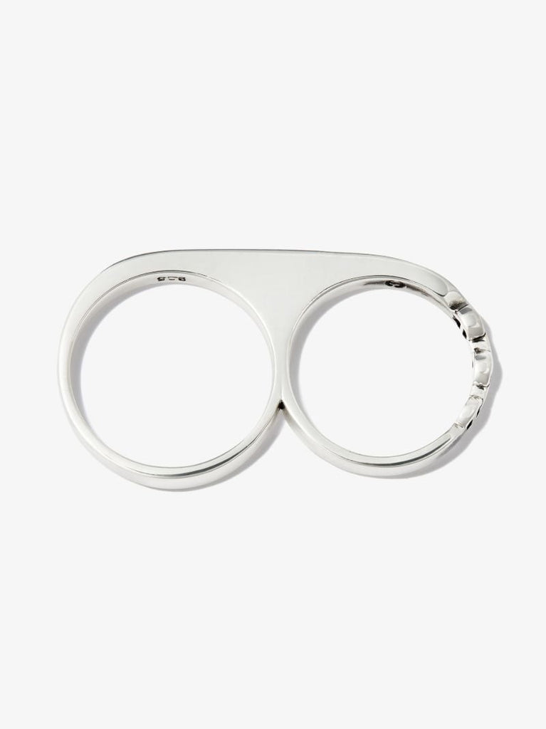 Sterling Silver Double Knuckle Ring