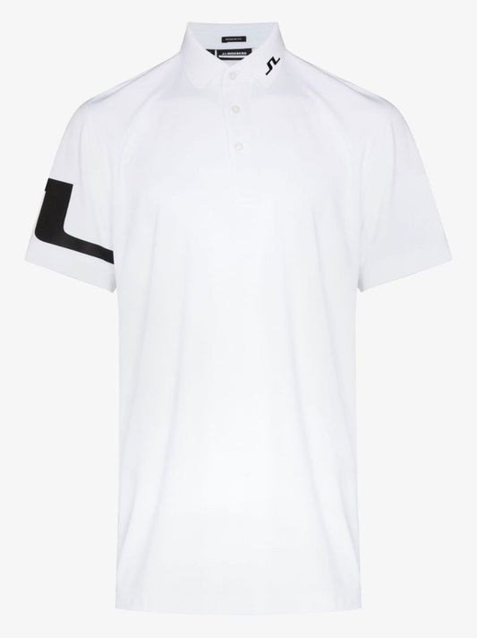 White Heath Logo Golf Polo Shirt
