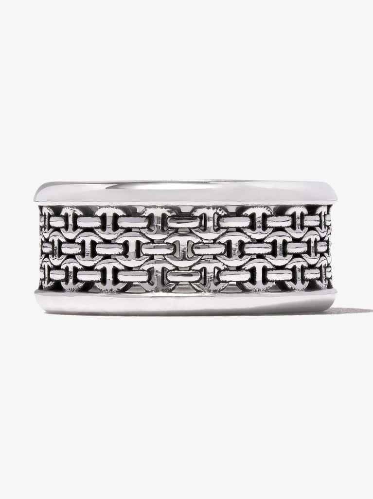 Sterling Silver Stapel I Ring