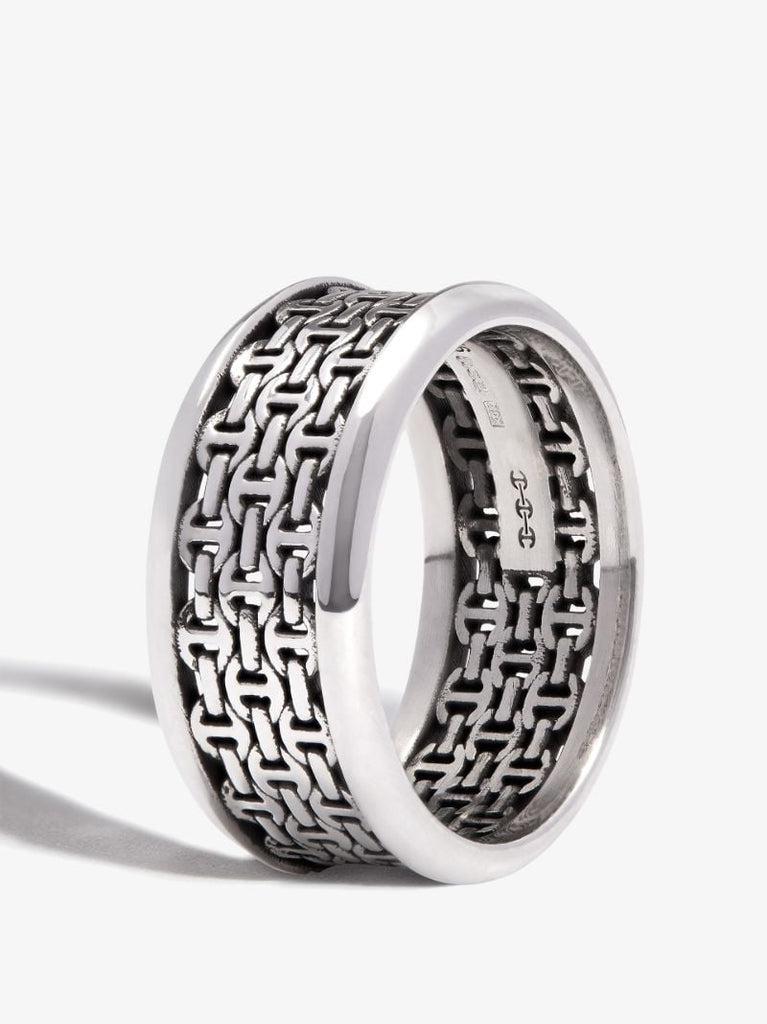 Sterling Silver Stapel I Ring