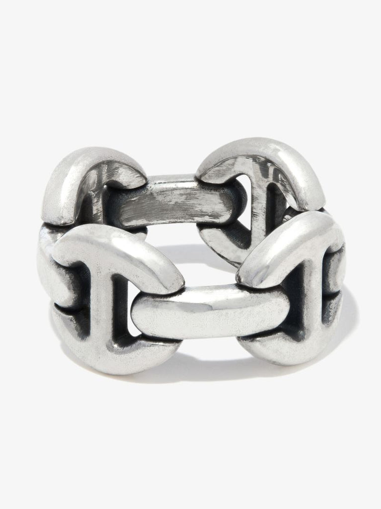 Sterling Silver Quad Link Ring
