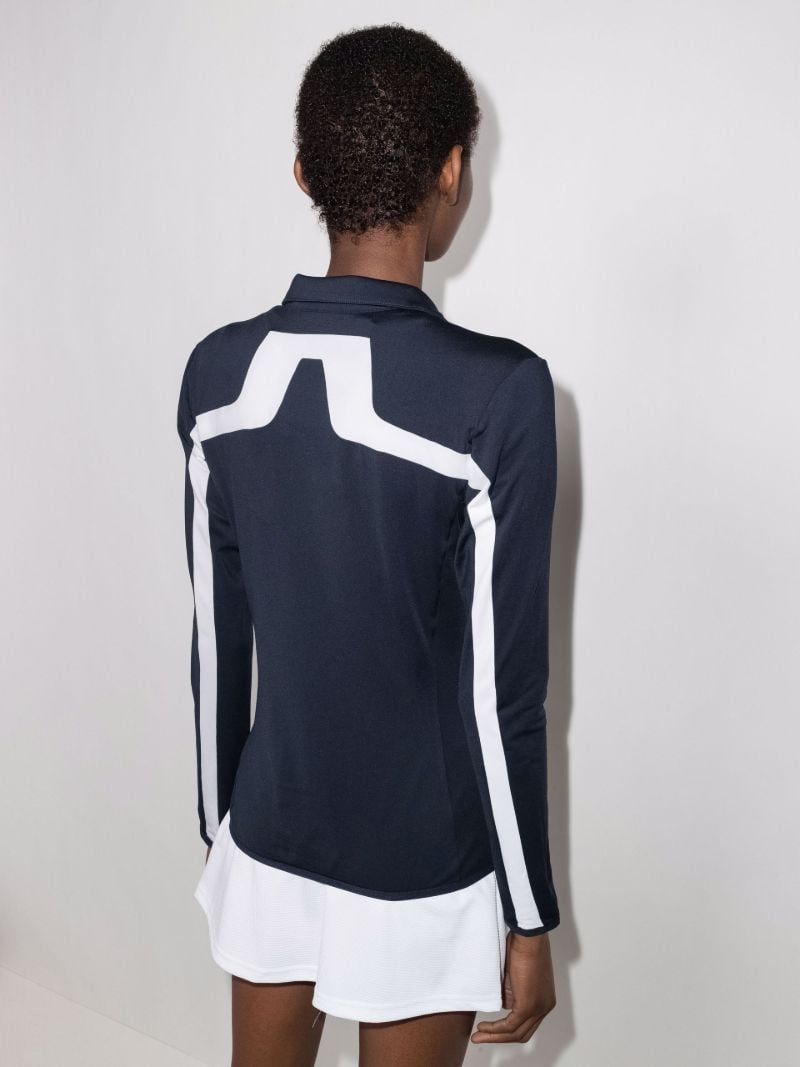 Janice Logo Embroidered Zipped Jacket