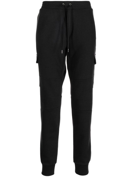 Black Cargo Track Pants