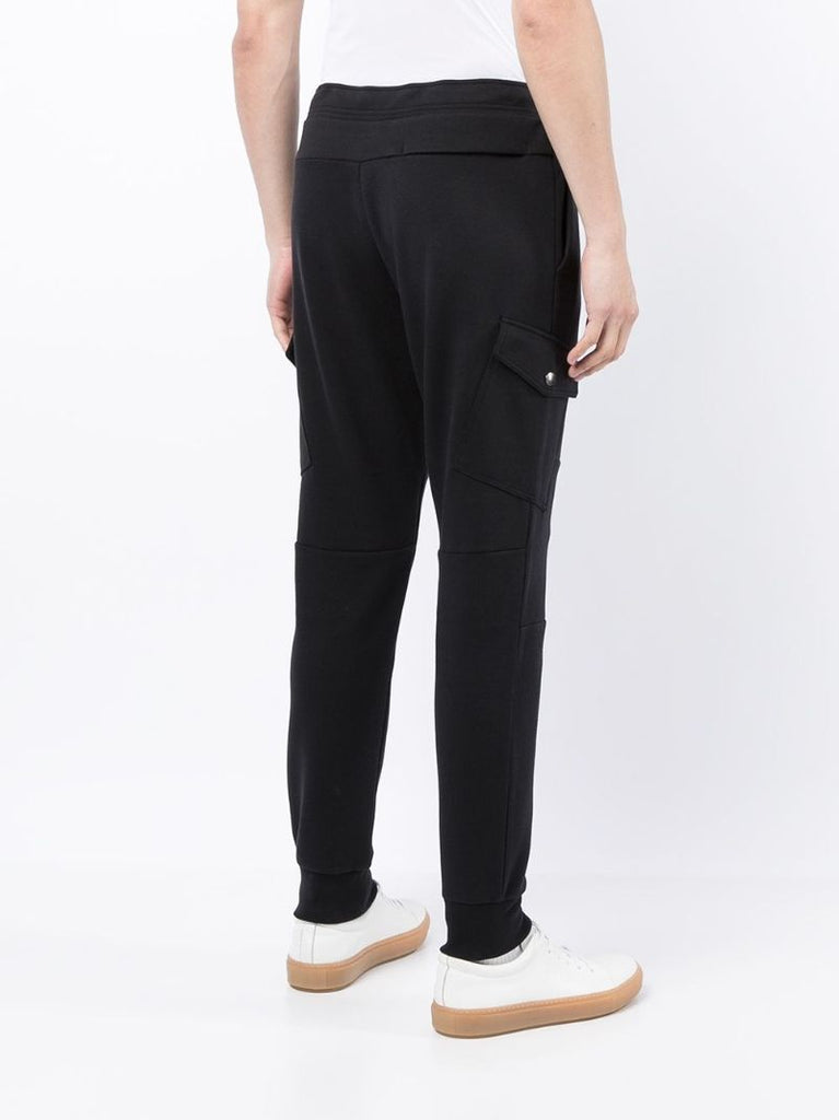 Black Cargo Track Pants