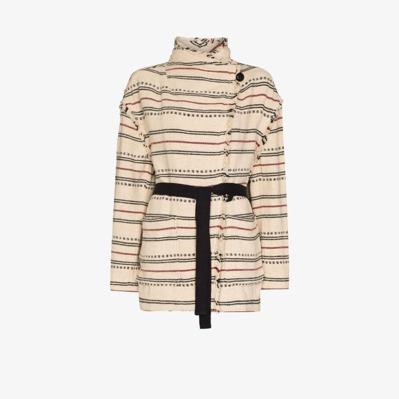 Josialo Striped Cotton Jacket