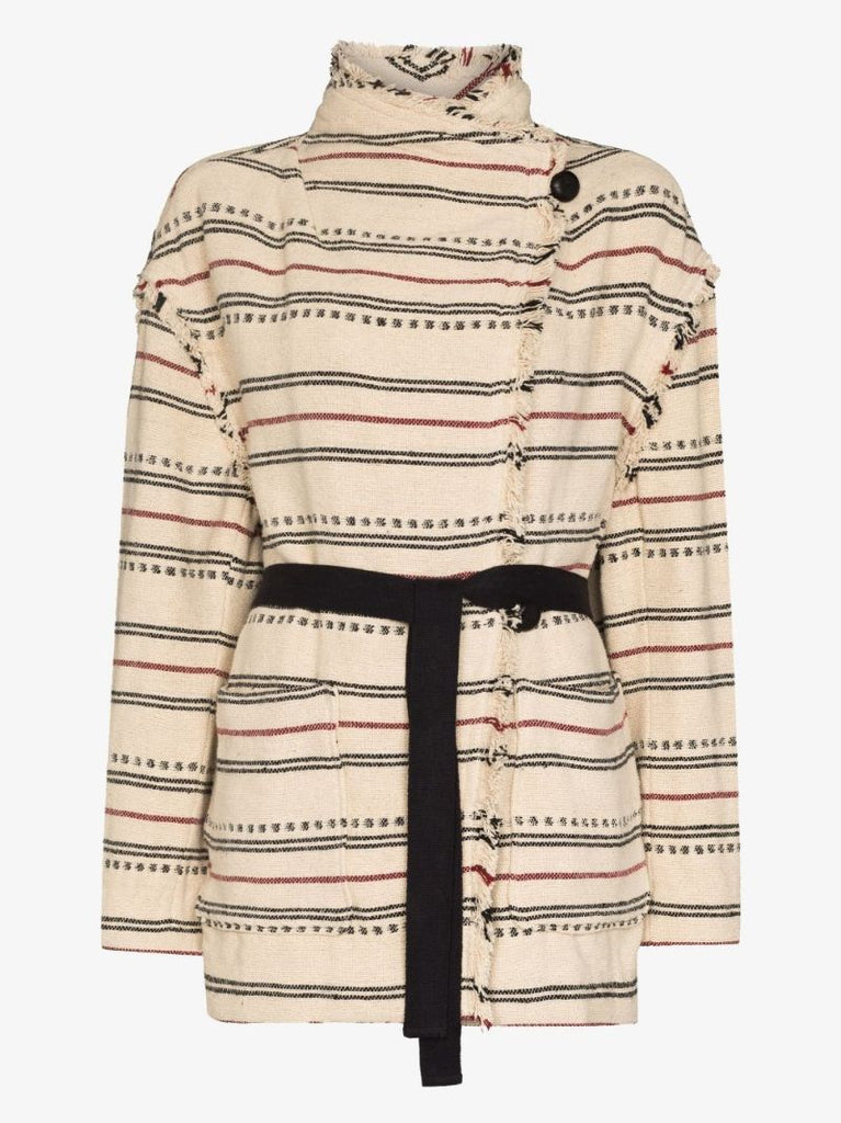 Josialo Striped Cotton Jacket