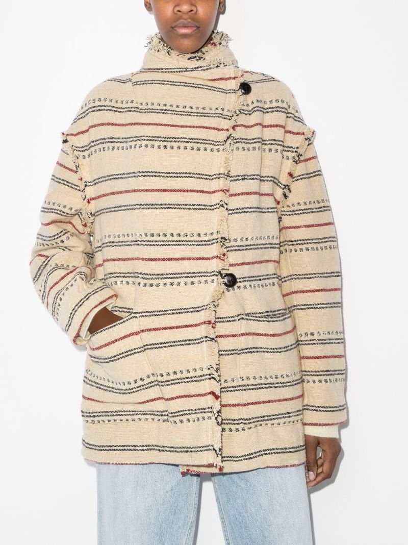 Josialo Striped Cotton Jacket