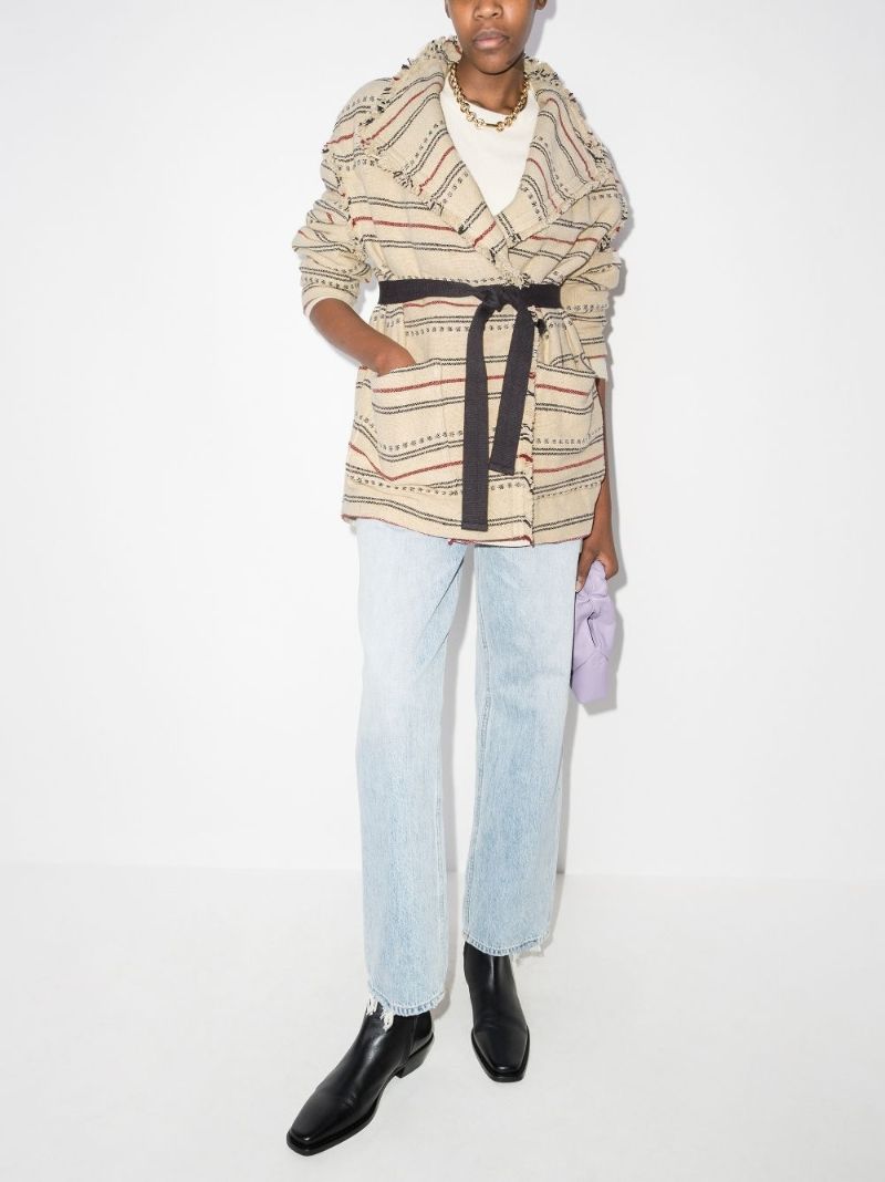 Josialo Striped Cotton Jacket