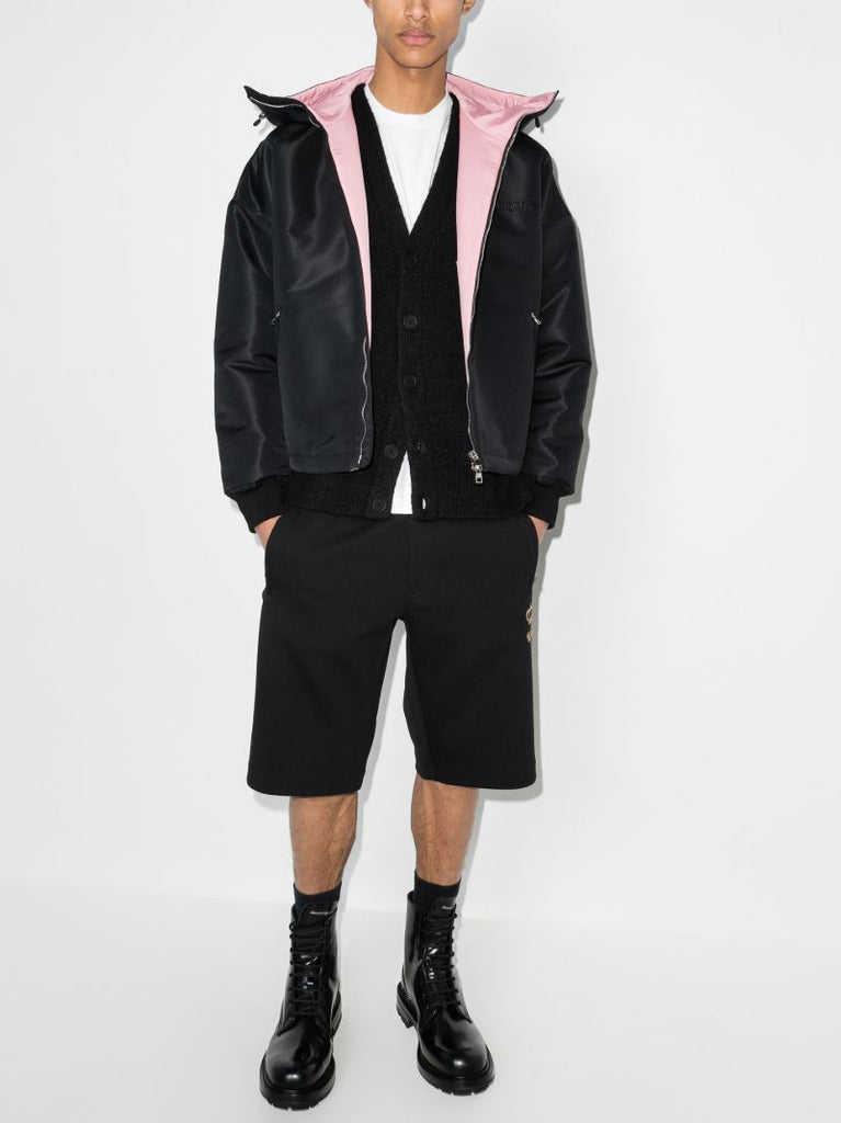 Embroidered Cotton Track Shorts
