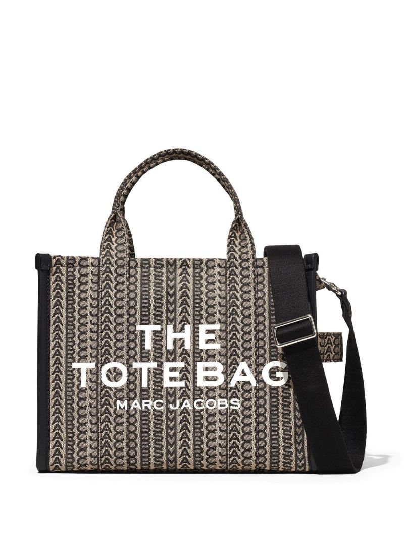 Brown the Monogram Medium Tote Bag