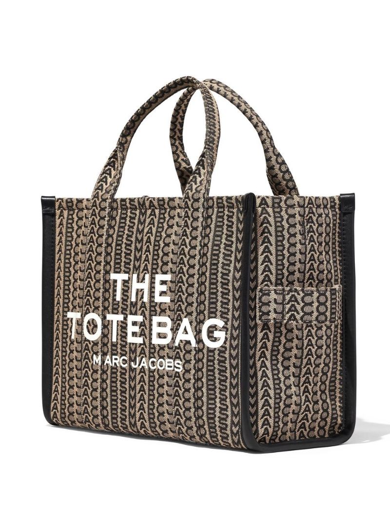 Brown the Monogram Medium Tote Bag