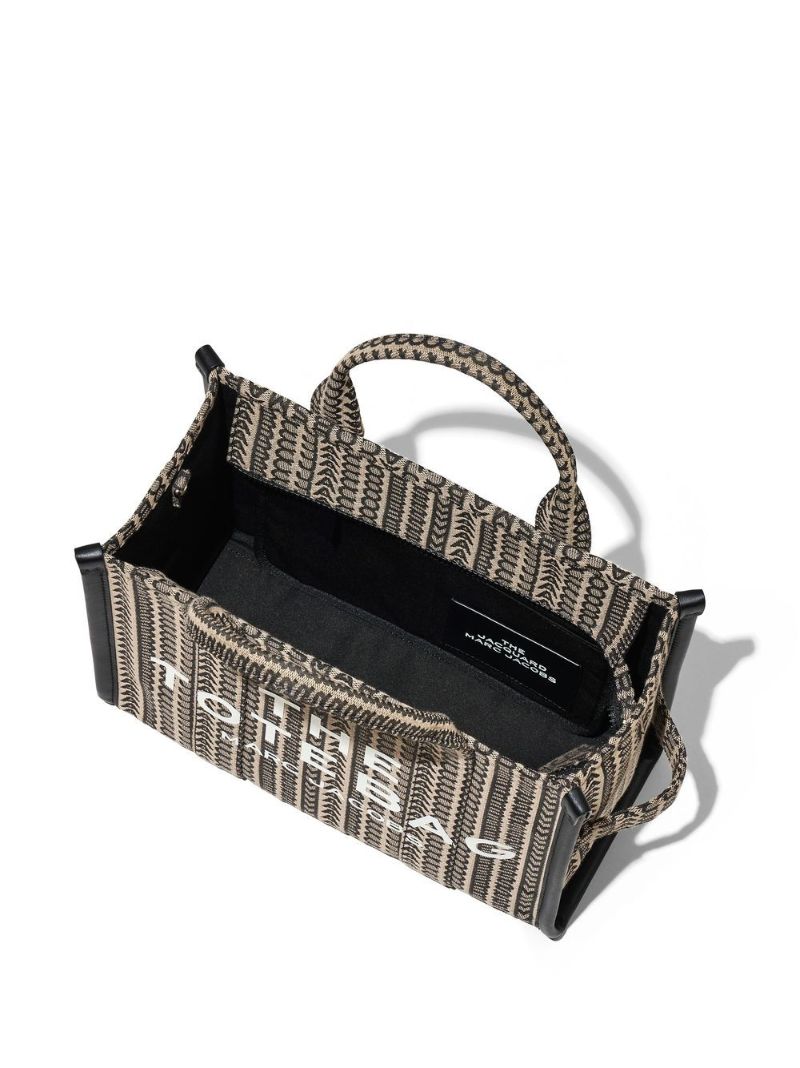 Brown the Monogram Medium Tote Bag