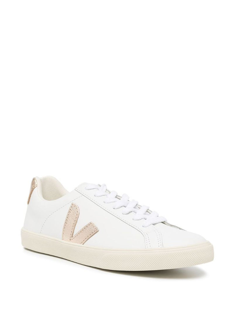 White Esplar Leather Sneakers
