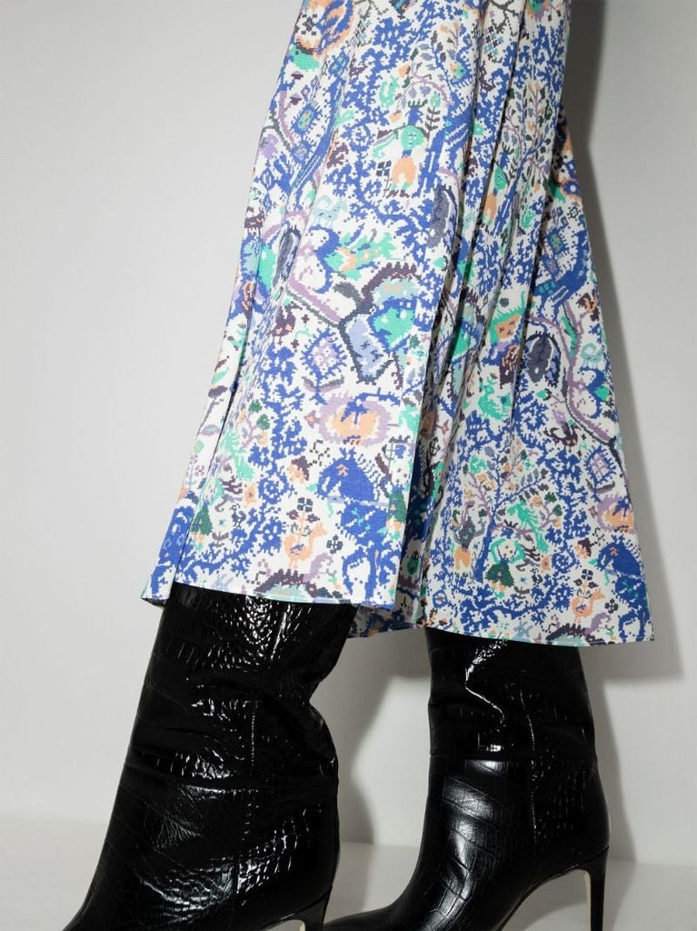 Rosilia Graphic Print Midi Skirt