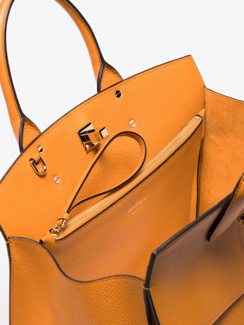 Orange Studio Leather Tote Bag
