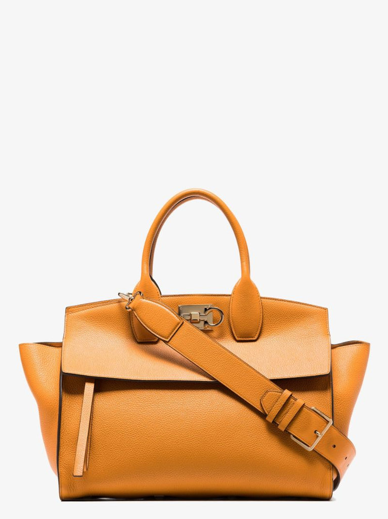 Orange Studio Leather Tote Bag