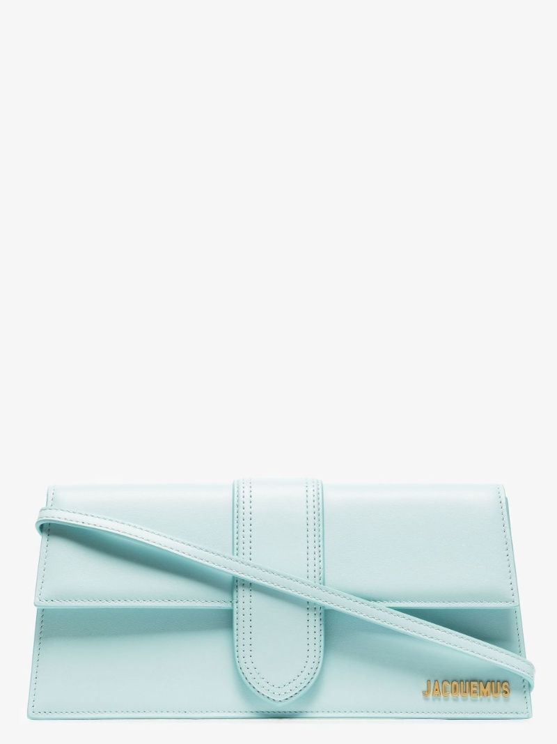 Blue Le Bambino Long Leather Shoulder Bag
