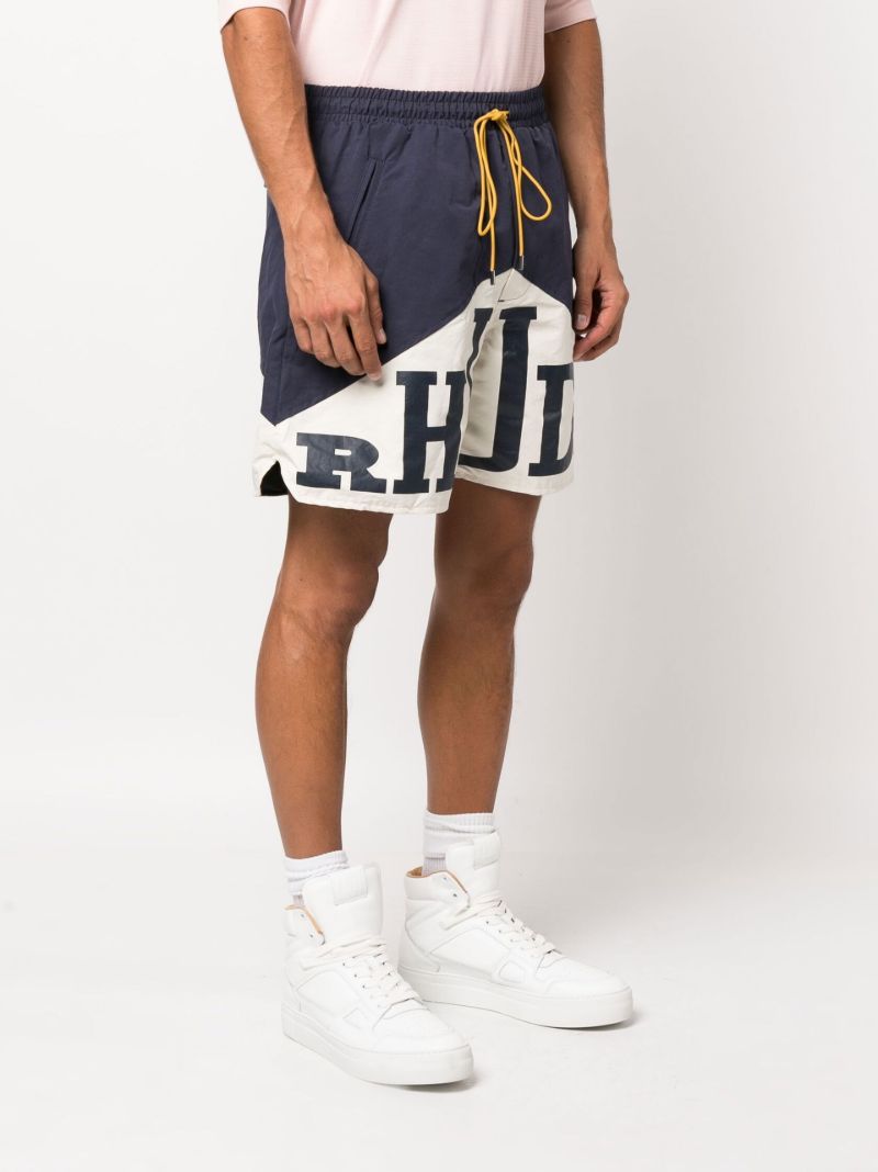 Blue Yachting Logo Deck Shorts