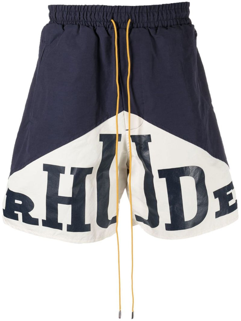 Blue Yachting Logo Deck Shorts